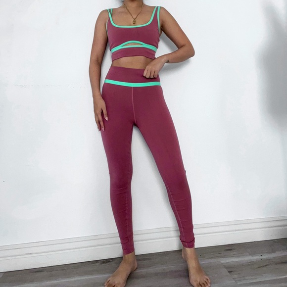 Fabletics Pants & Jumpsuits Fabletics Sculpt Knit Legging Set In